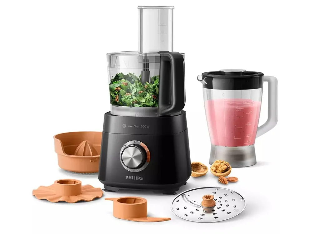 Robot de bucătărie PHILIPS HR7530/10, Negru