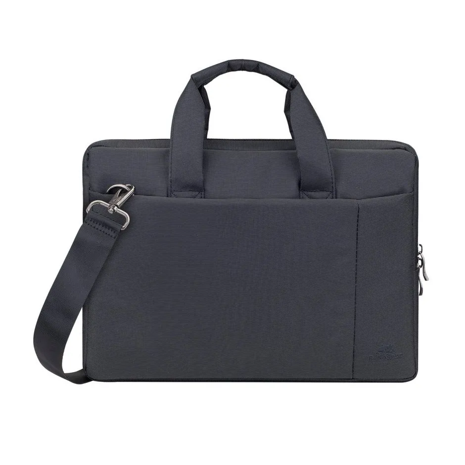 Geantă pentru Laptop RivaCase Central, 13.3", Poliester, Negru