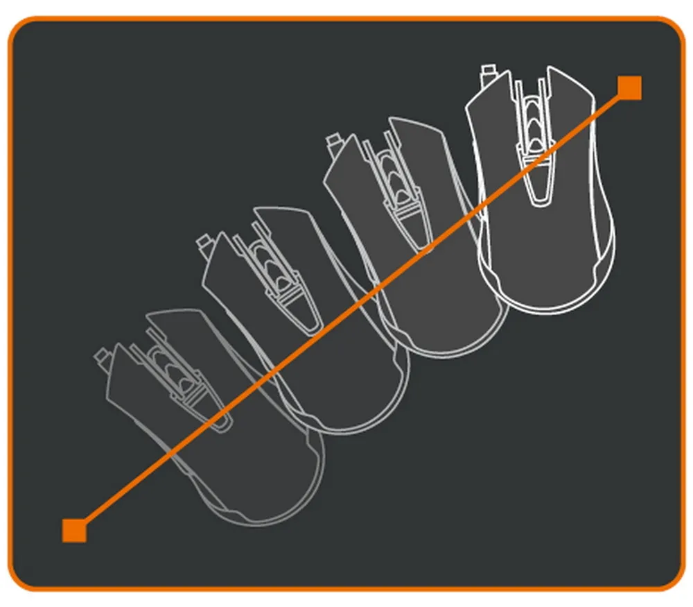 Mouse Pad pentru jocuri Cougar CONTROL EX, Medium, Negru