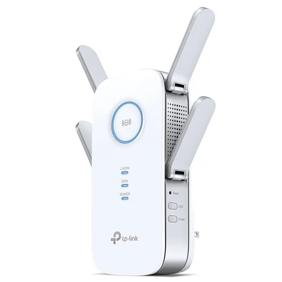 Усилитель Wi‑Fi сигнала TP-LINK RE650, 800 Мбит/с, 1733 Мбит/с, Белый