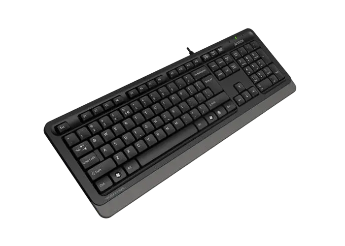 Клавиатура A4Tech FK10, Проводное, Чёрный/Серый