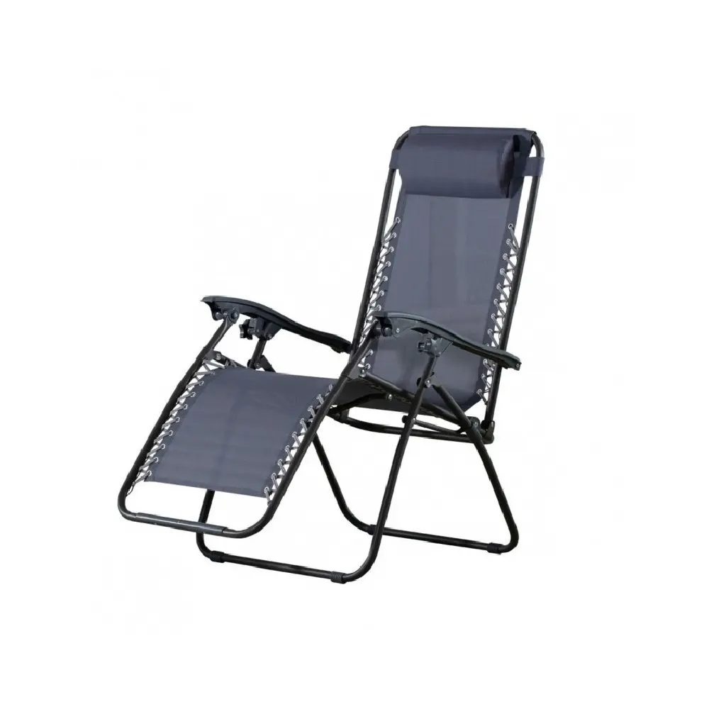 Scaun pliabil de gradina MESSINA (Negru)