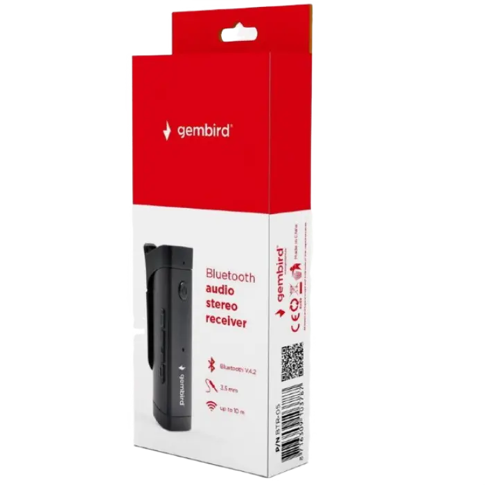 Receptor audio Bluetooth Gembird BTR-05, Bluetooth 4.2