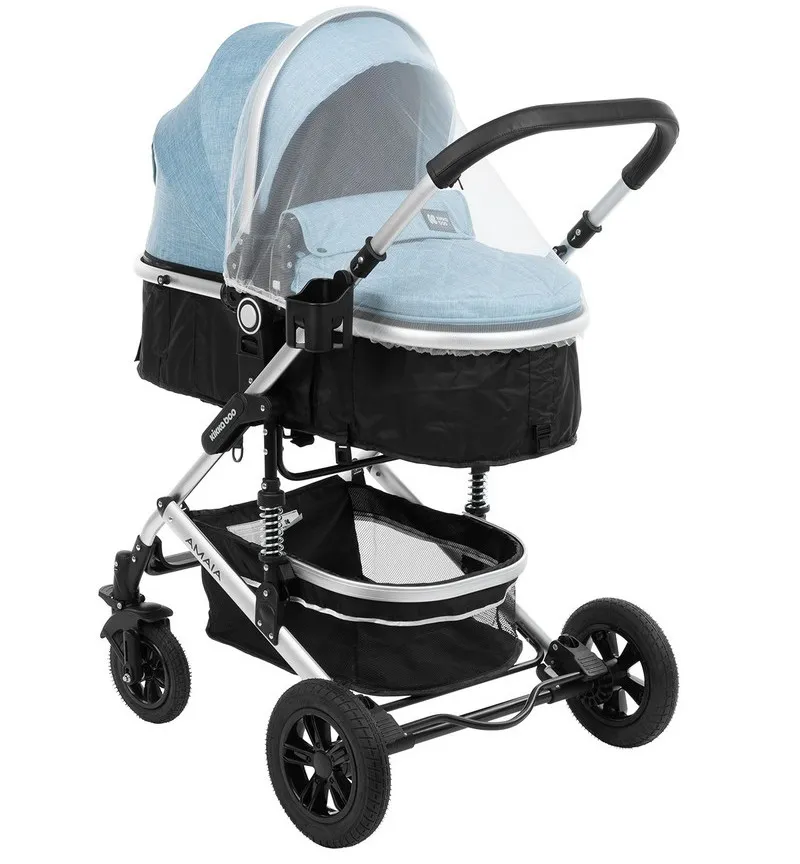 Cărucior 3-în-1 Kikka Boo Amaia, Albastru
