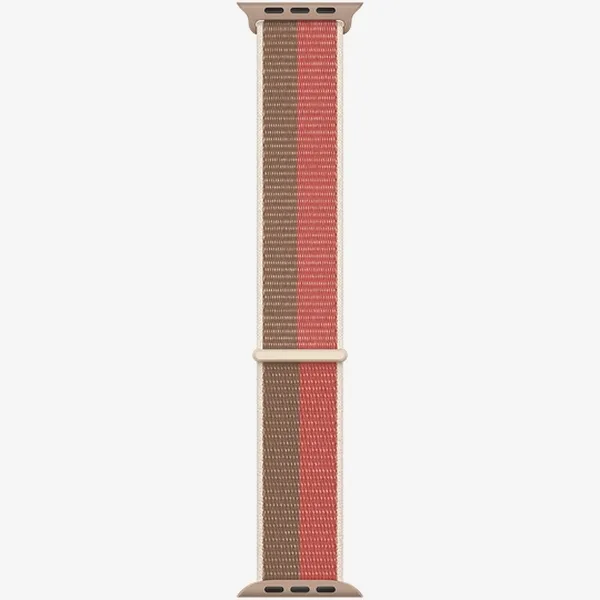 Strap Apple Watch 41mm Pink Pomelo/Tan Sport Loop - Regular