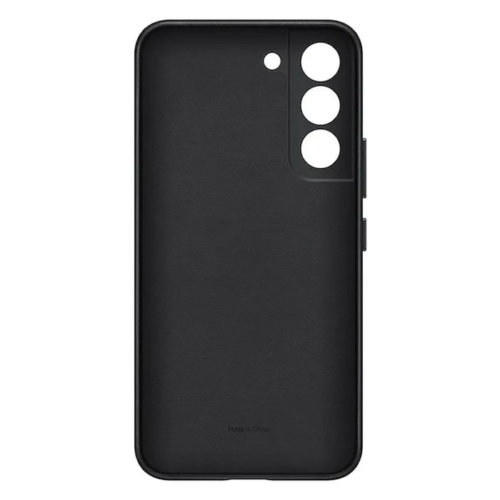 Husă Samsung Leather Cover for Galaxy S22, Negru