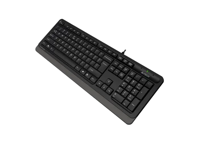 Клавиатура A4Tech FK10, Проводное, Чёрный/Серый