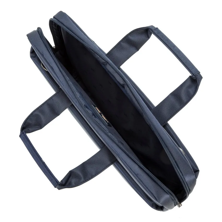 Geantă pentru Laptop RivaCase Central, 13.3", Poliester, Albastru