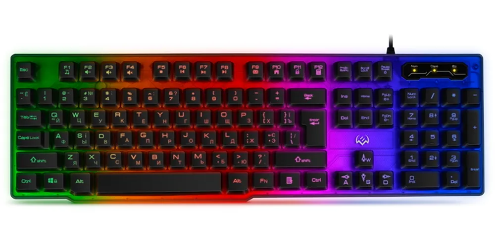 Tastatură SVEN KB-G8500, Cu fir, Negru