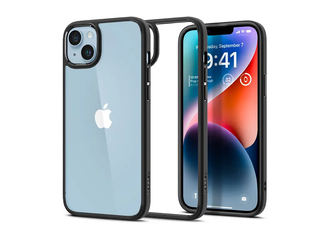Spigen iPhone 14, Ultra Hybrid, Matte Black