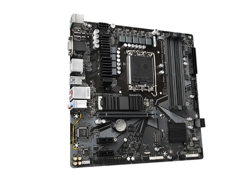 Материнская плата Gigabyte Z690M DS3H DDR4, LGA1700, Intel Z690, Micro-ATX