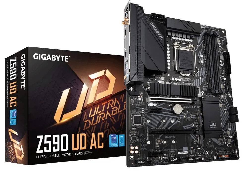 Материнская плата Gigabyte Z590 UD AC, LGA1200, Intel Z590, ATX