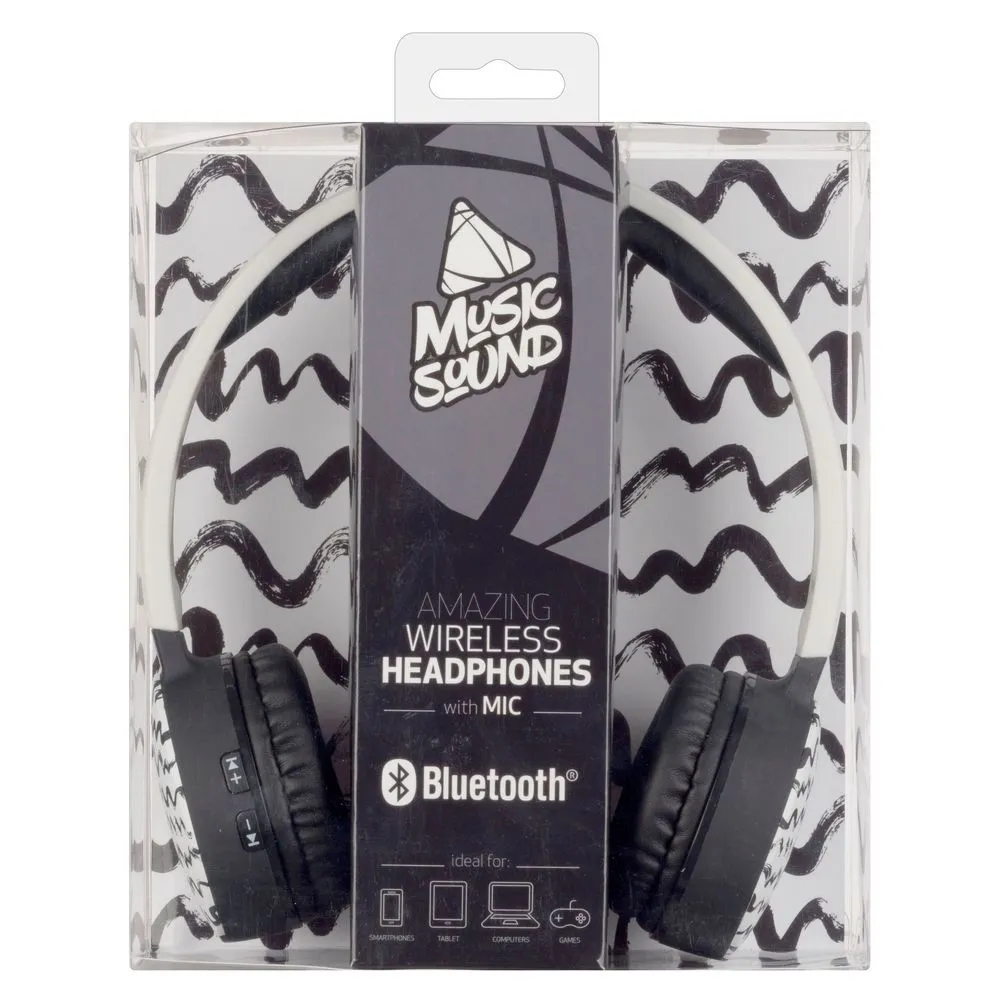 Наушники Cellularline Music Sound, Черный/Белый