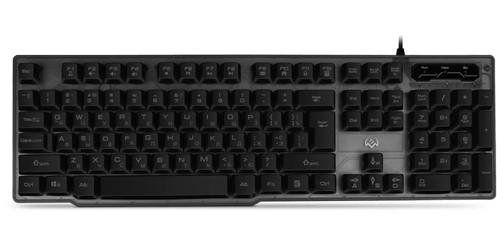 Tastatură SVEN KB-G8500, Cu fir, Negru