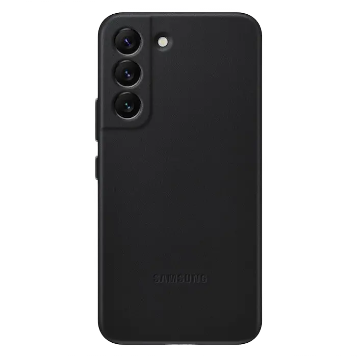 Husă Samsung Leather Cover for Galaxy S22, Negru