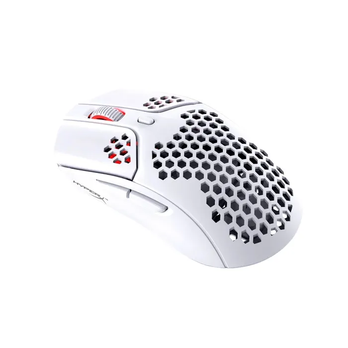 Wireless Gaming Mouse HyperX Pulsefire Haste, Optical, 400-16k dpi, 6 buttons, 450IPS 40G 59g White