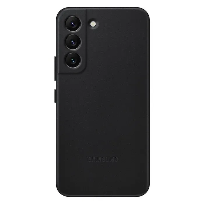 Husă Samsung Leather Cover for Galaxy S22, Negru