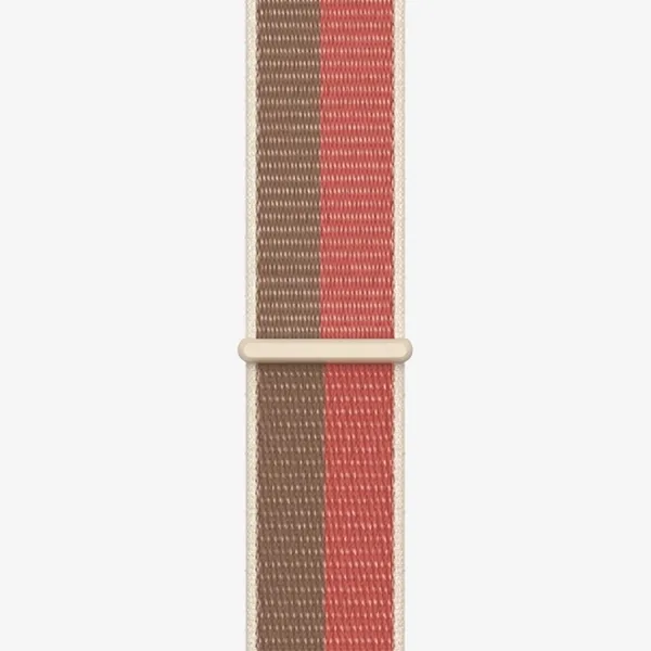 Strap Apple Watch 41mm Pink Pomelo/Tan Sport Loop - Regular