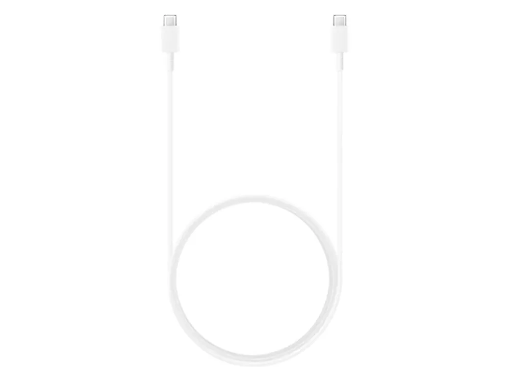 Кабель для зарядки и синхронизации Samsung USB-C to USB-C Cable 3A, USB Type-C/USB Type-C, 1,8м, Белый
