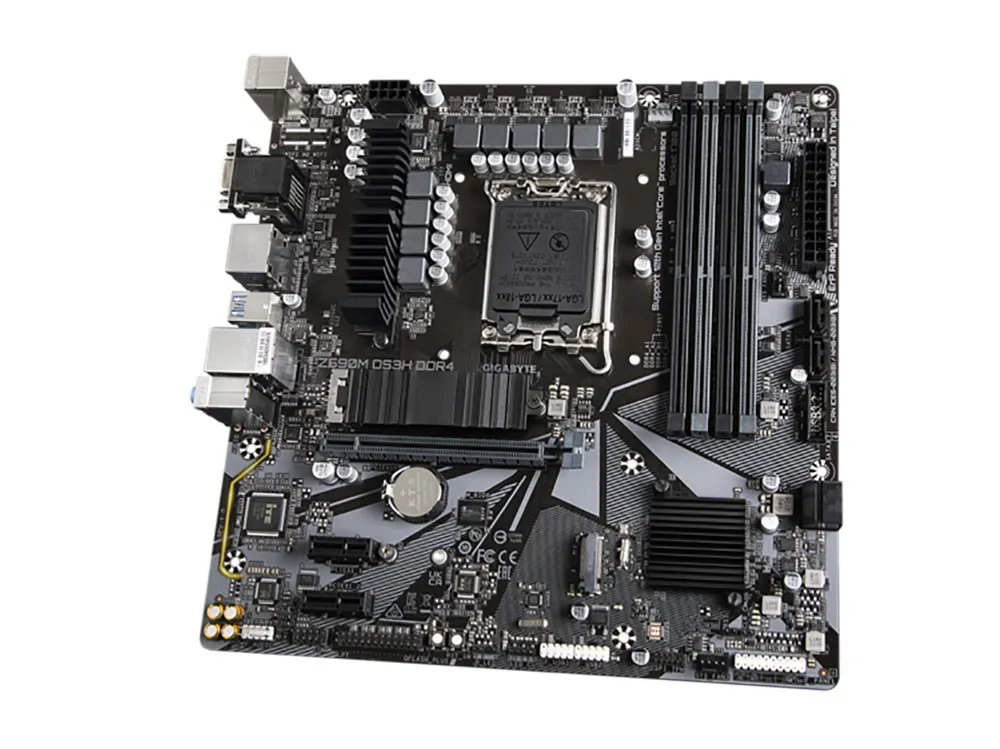 Материнская плата Gigabyte Z690M DS3H DDR4, LGA1700, Intel Z690, Micro-ATX
