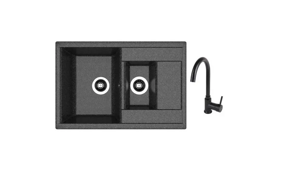 НАБОР раковины Dr Gans Astra 760K + SanDonna F 7073 чёрный