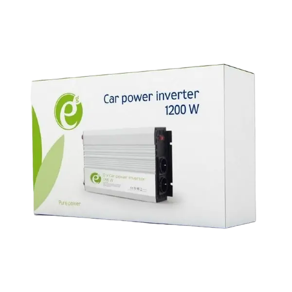 Invertor Auto Energenie EG-PWC-045, 1200W, Alb