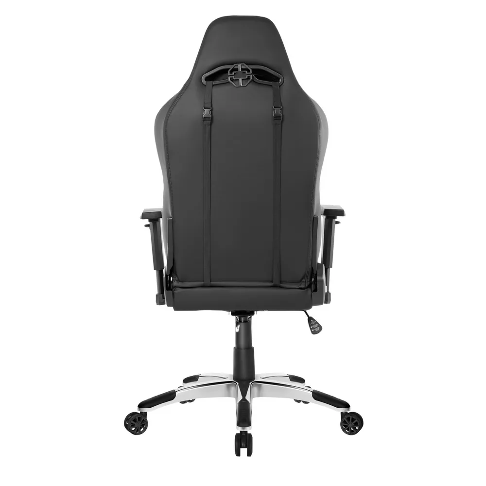 Scaun de birou AKRacing OFFICE Obsidian, PU Piele, Negru