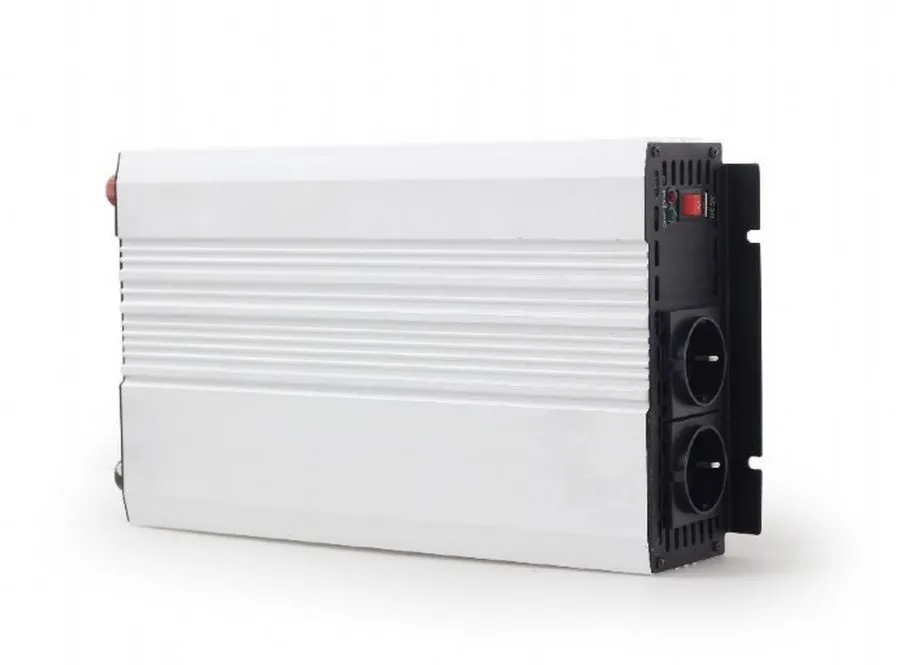 Invertor Auto Energenie EG-PWC-045, 1200W, Alb