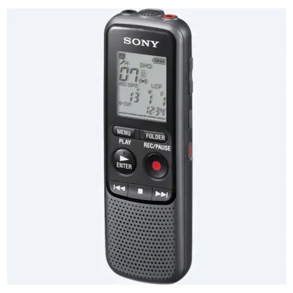 Цифровой диктофон SONY ICD-PX240, 4GB Simple PC Link, MP3, 2 AAA