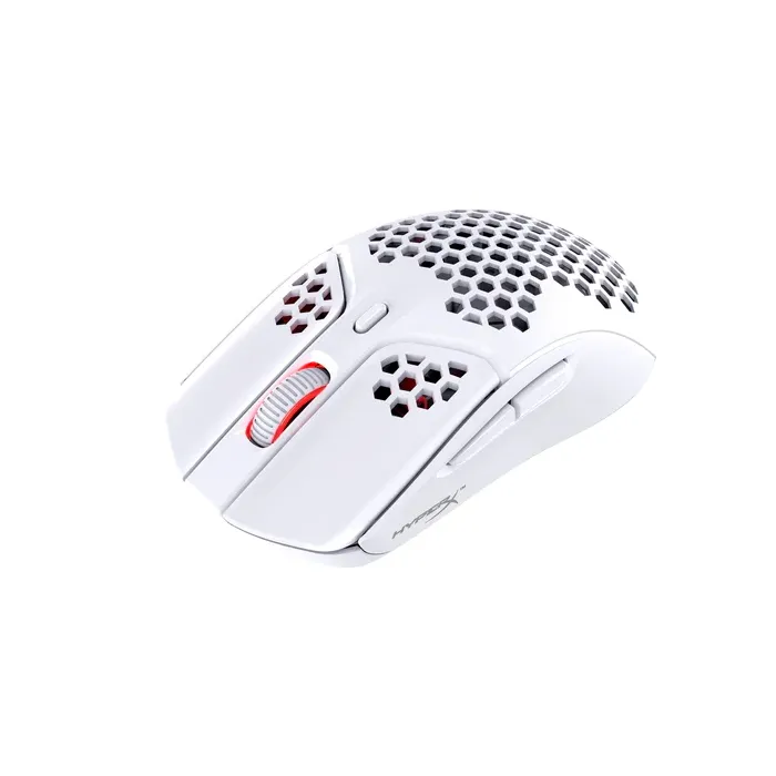 Wireless Gaming Mouse HyperX Pulsefire Haste, Optical, 400-16k dpi, 6 buttons, 450IPS 40G 59g White