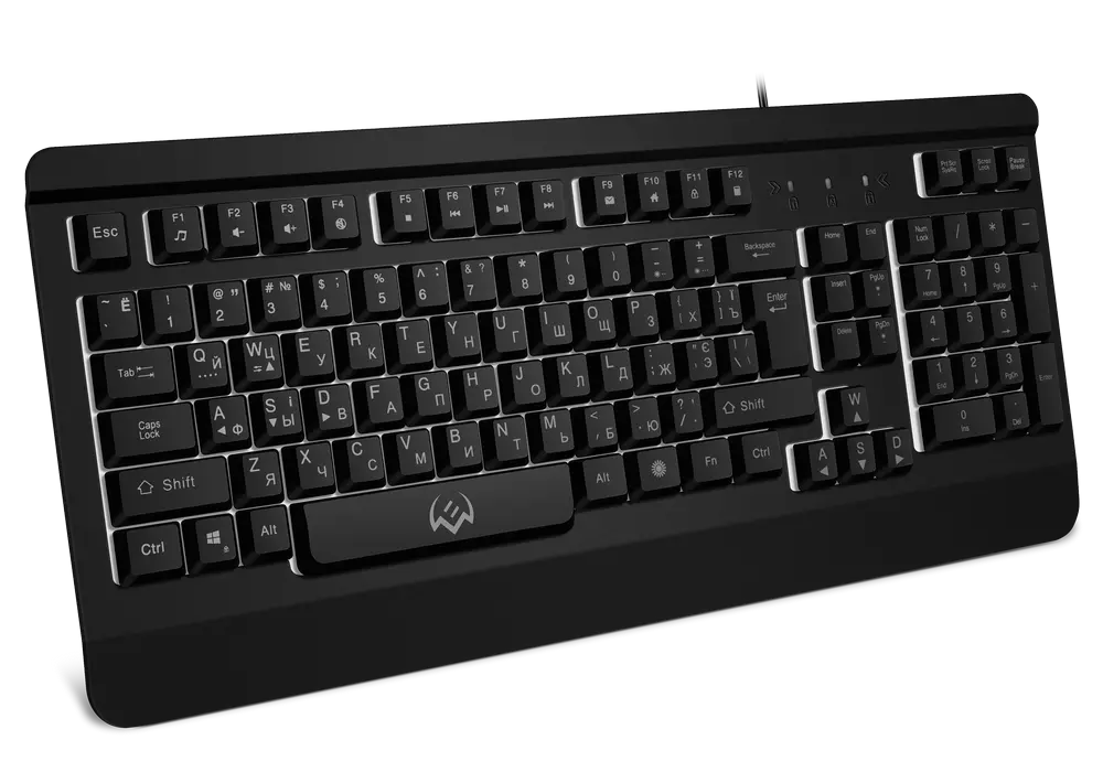 Tastatură SVEN KB-G9450, Cu fir, Negru