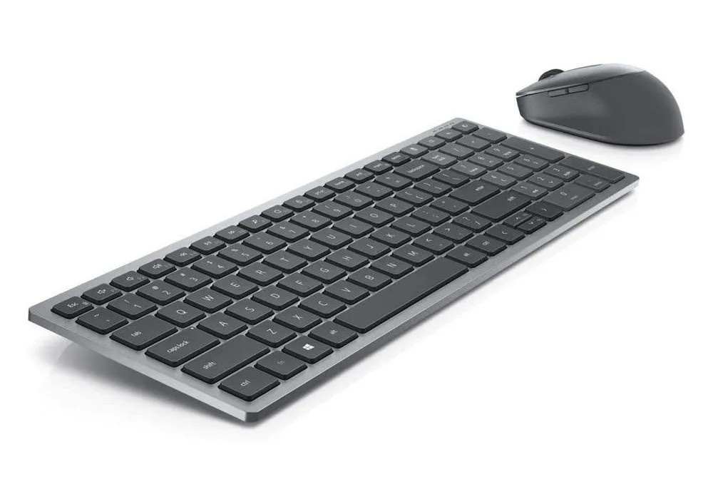 Set Tastatură + Mouse DELL KM7120W, Fără fir, Gri