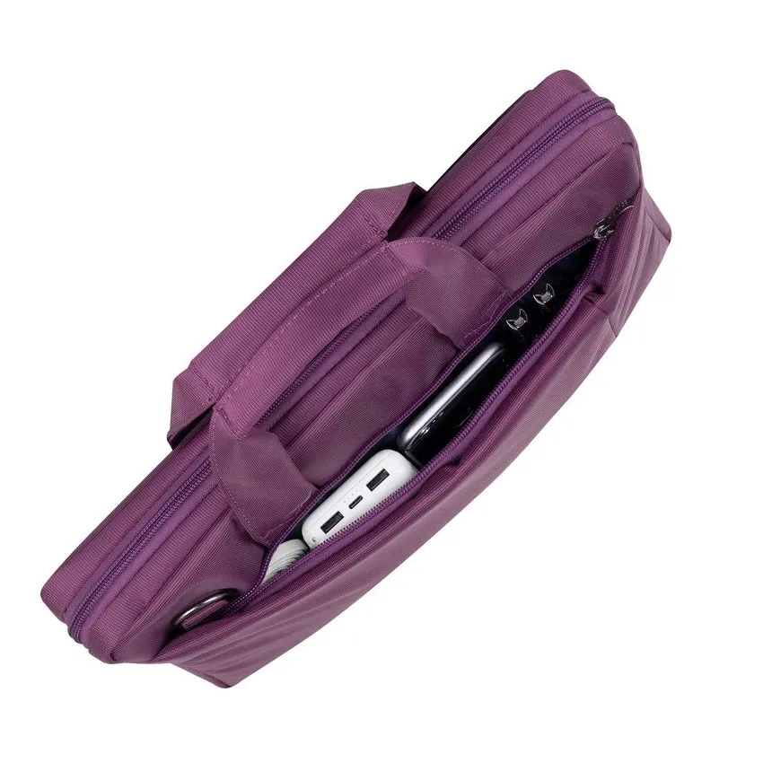 Geantă pentru Laptop RivaCase Central, 13.3", Poliester, Violet