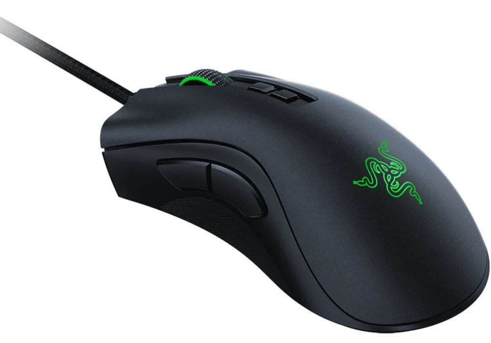 Gaming Mouse Razer DeathAdder V2, 20к dpi, 8 buttons, 50G, 650IPS, Opt.SW, 82g, RGB, USB, Black