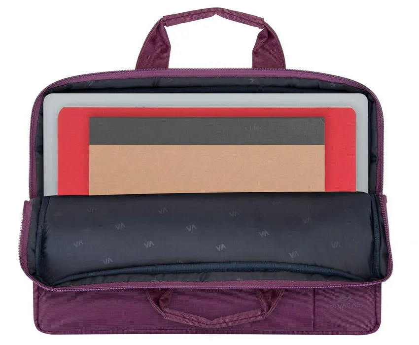 Geantă pentru Laptop RivaCase Central, 13.3", Poliester, Violet