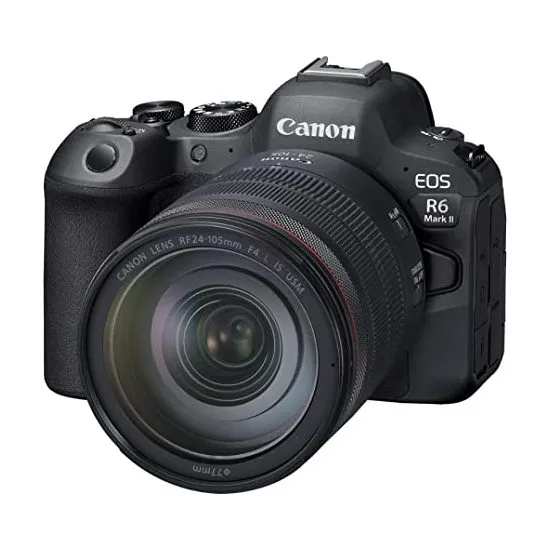 Aparat Foto Mirrorless Canon EOS R6 MkII RF 24-105 L IS, Negru