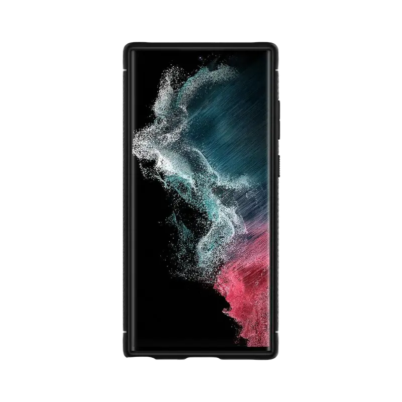 Spigen Samsung S22 Ultra, Rugged Armor, Matte Black