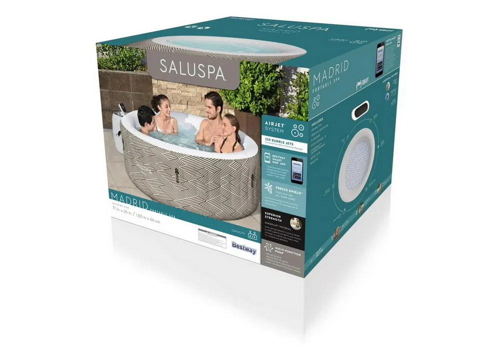 Jacuzzi Bestway 60055, 669L, Gri