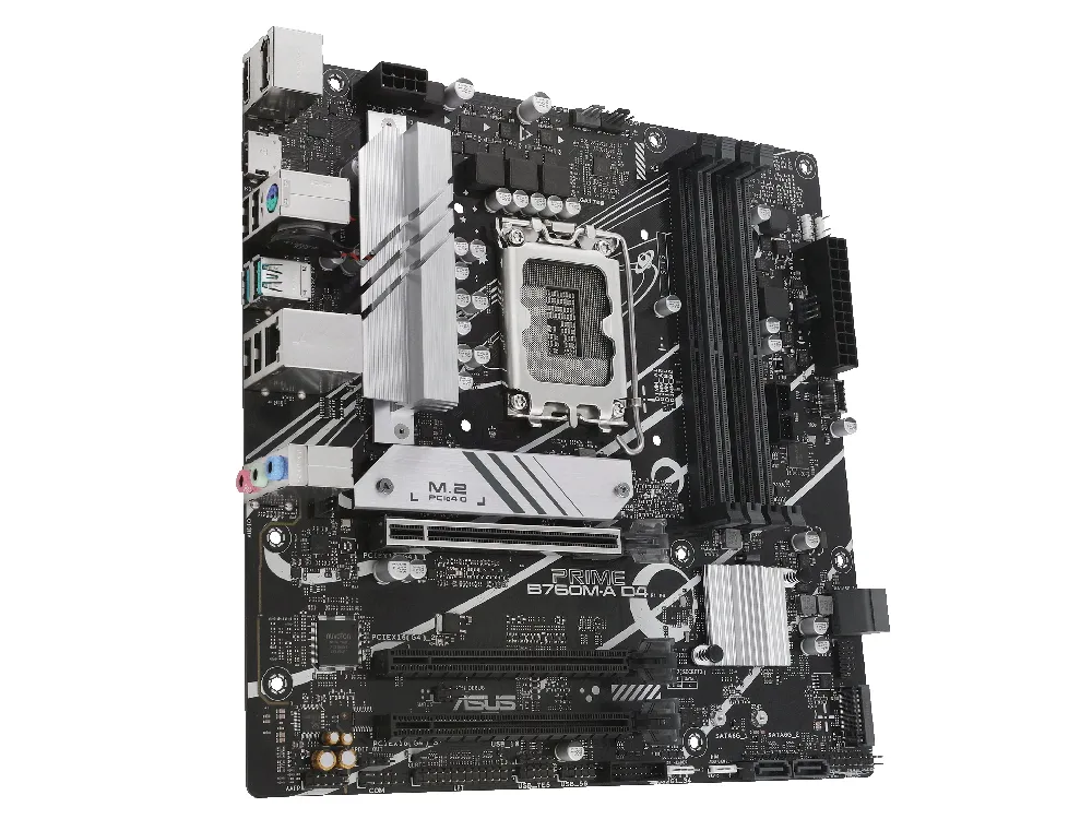 Материнская плата ASUS PRIME B760M-A D4, LGA1700, Intel B760, Micro-ATX