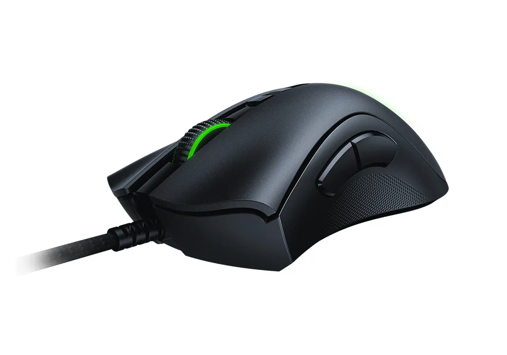 Gaming Mouse Razer DeathAdder V2, 20к dpi, 8 buttons, 50G, 650IPS, Opt.SW, 82g, RGB, USB, Black