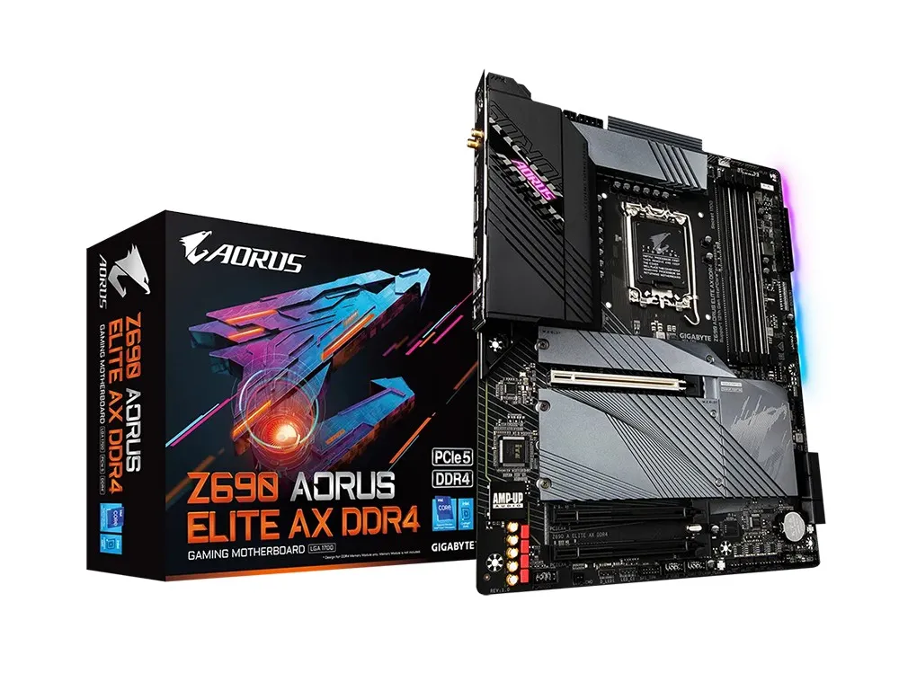 Материнская плата Gigabyte Z690 AORUS ELITE AX, LGA1700, Intel Z690, ATX