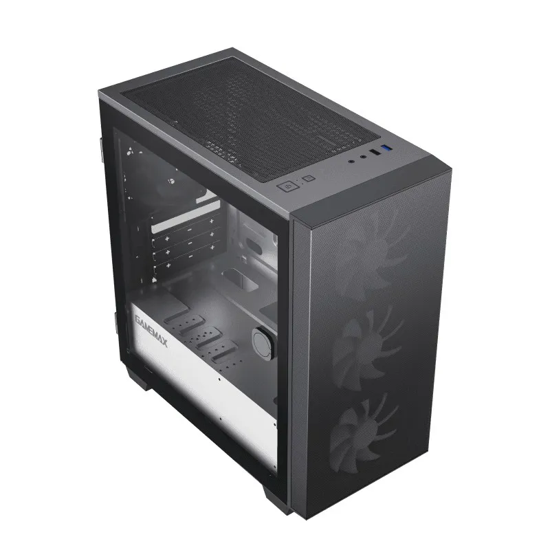 Carcasă PC Gamemax Aero Mini, Mini-Tower, ATX, Negru