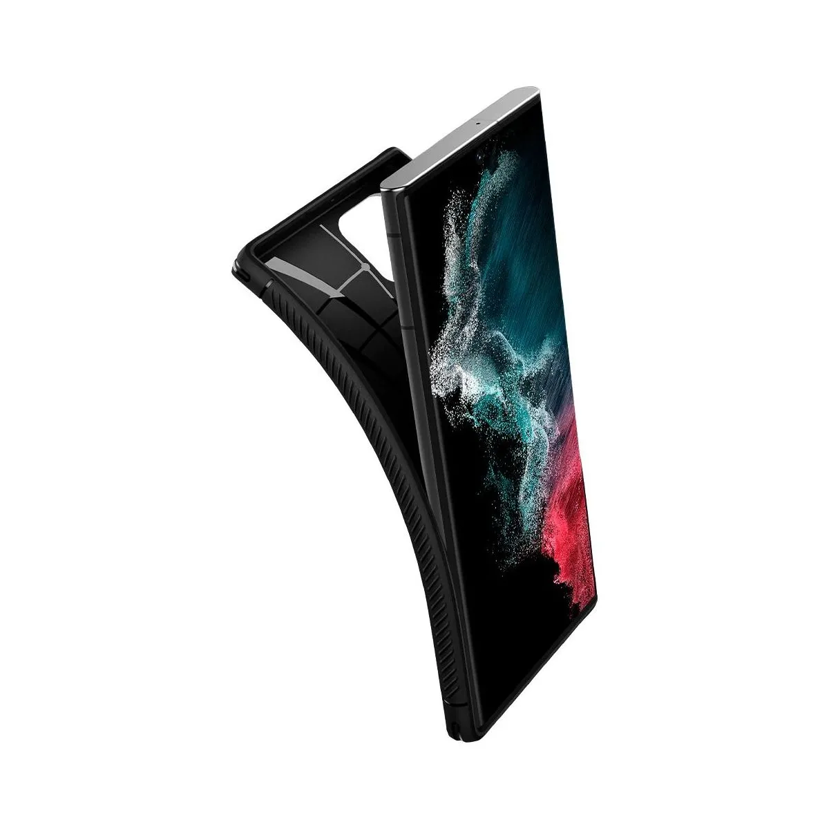 Spigen Samsung S22 Ultra, Rugged Armor, Matte Black