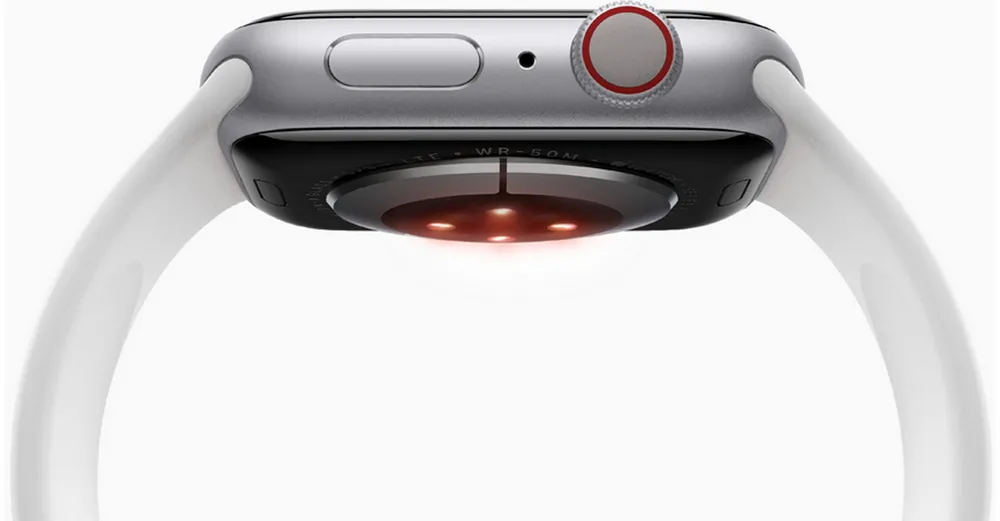 Ceas inteligent Apple Watch Series 6 GPS MG283, 40mm, Carcasă din aluminiu cu bandă Sport Albă