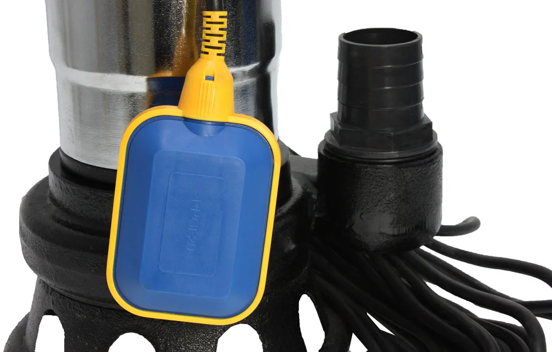 Pompa submersibila Micul Fermier 3kW  inox cu plutitor (apa murdara)