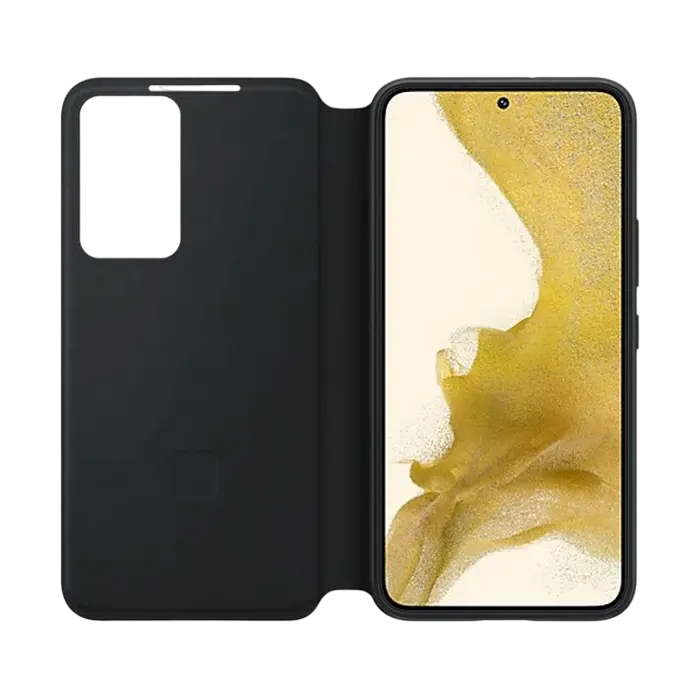 Husă tip carte Samsung Smart Clear View Cover for Galaxy S22, Negru