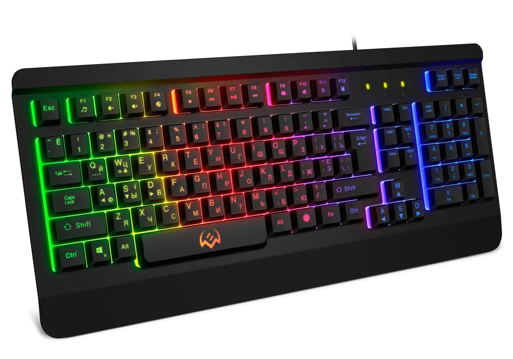 Tastatură SVEN KB-G9450, Cu fir, Negru