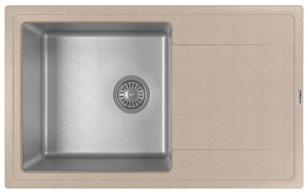 Кухонная мойка из кварца/нержав. Florentina-COMBI 780 Nisip