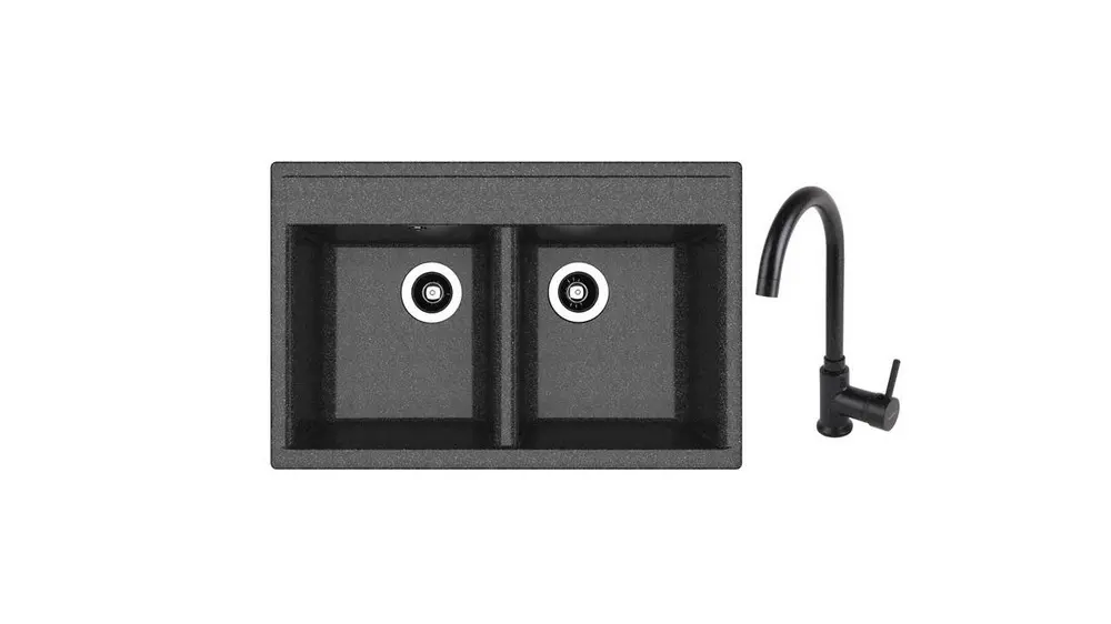 НАБОР раковины Dr Gans Astra 780 + SanDonna F 7073 чёрный