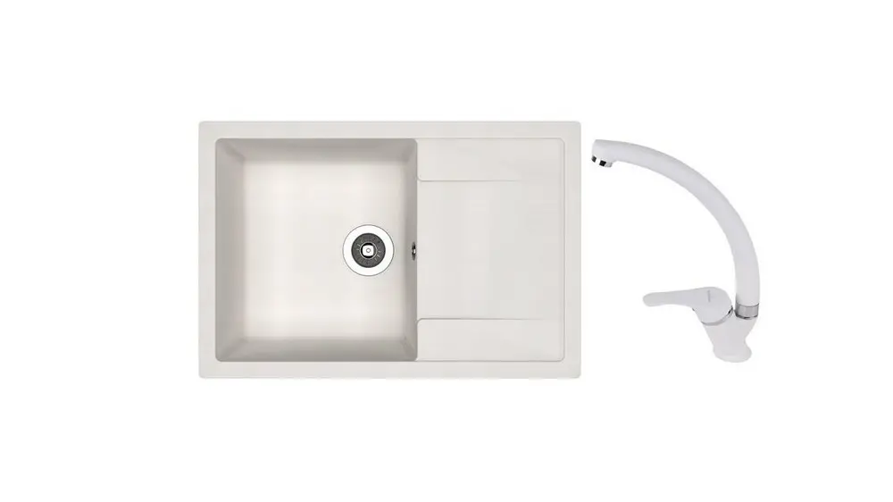 НАБОР мойки G Gans Techno 760 + SanDonna F 1069 alb